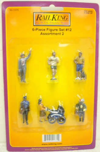 MTH 30-11075 O Assortment 2 Figure Set #12 (Set of 6)