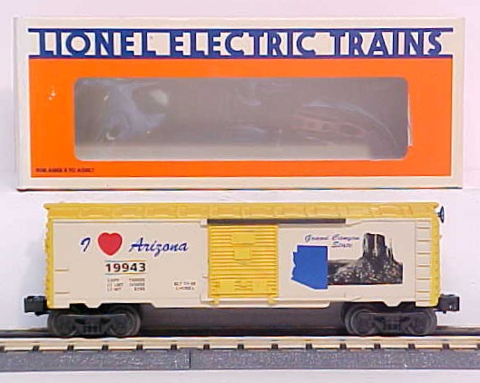 Lionel 6-19943 O I Love Arizona Boxcar #19943
