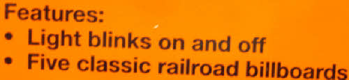 Lionel 6-24155 O Gauge Blinking Light Billboard