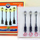 Lionel 6-24156 O Scale Lionelville Street Lamps (Display of 4)