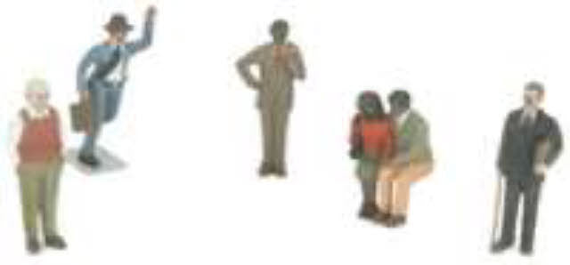 MTH 30-11071 O Assortment 1 Figure Set #8 (Set of 6)