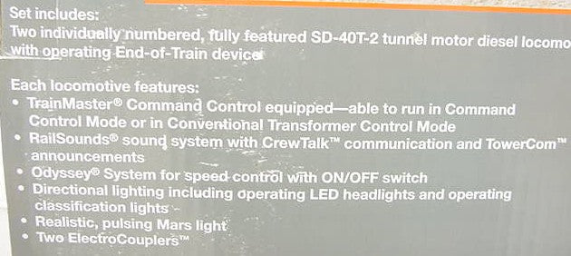 Lionel 6-31718 Southern Pacific Oil Can TankTrain O Gauge Diesel Train Set