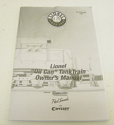 Lionel 6-31718 Southern Pacific Oil Can TankTrain O Gauge Diesel Train Set