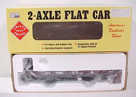 Aristo-Craft 40201 PRR Flatcar with Stakes