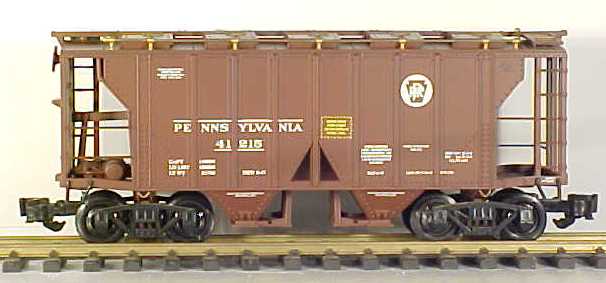 Aristo-Craft 41215 G Scale Pennsylvania 2 -Bay Covered Hopper Car