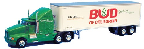 Model Power 17010 1:87 HO Bud of California Tractor/Trailer