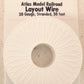 Atlas 0319 Light Blue 50' Standard 20 Gauge Layout Hookup Wire