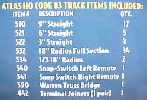 Atlas 578 HO Scale River Pass Track Pack