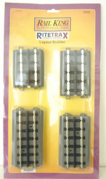 MTH 40-1023 O Scale Rail King Real Trax Layout Builder Track Pack (Pack of 8)