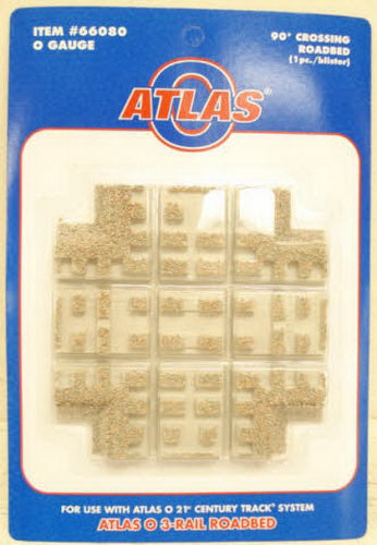 Atlas 66080 90 Degree Crossover Roadbed inoZ