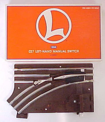 Lionel 6-65021 O 27" Left Hand Manual Switch Turnout