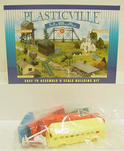 Bachmann 45987 Bus, Car, Ambulance, Fire Truck Vehicle Assortment (Set of 5)