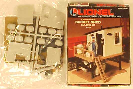 Lionel 6-12718 O And O27 Barrel Shed Building Kit