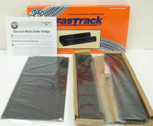 Lionel 6-14222 O Gauge FasTrack Die-Cast Girder Bridge