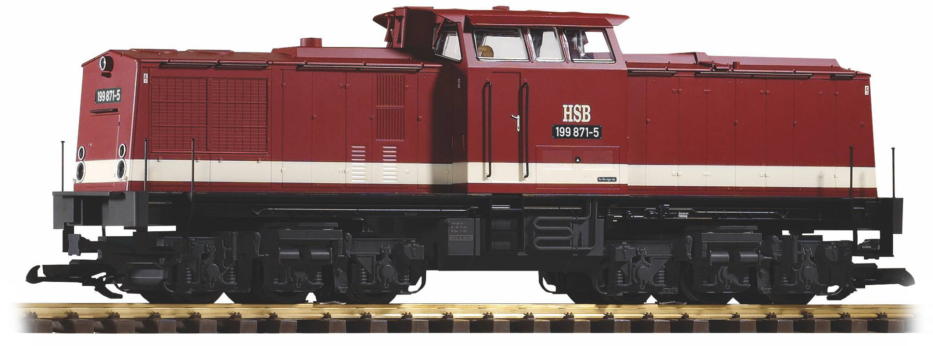 Piko 37543 G HSB V BR199 Harzkamel Diesel Locomotive #199 871-5