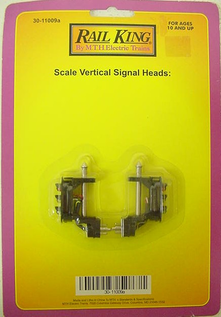 MTH 30-11009A Scale Vertical Signal Heads