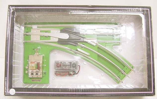 MTH 11-99044 Standard Gauge Tinplate Green 42 Inch Remote RH Switch