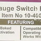 MTH 11-99044 Standard Gauge Tinplate Green 42 Inch Remote RH Switch