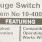 MTH 10-4002 Standard Gauge Left Hand 42 Inch Remote Switch