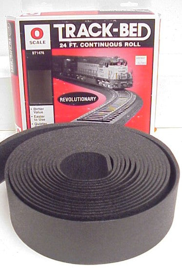 Woodland Scenics ST1476 O Scale 3/16"x2-3/4"x 24 ft Track Bed Roadbed Roll