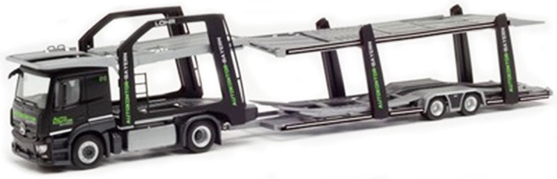 Herpa 313179 HO Autokontor Bayern - Mercedes-Benz Actros Car Transporter