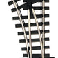 Bachmann 94351 G Left-Hand Manual Switch Turnout Steel Track