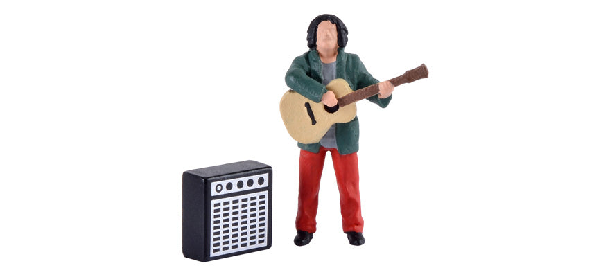 Viessmann Modellspielwaren 1510 HO Moving Street Guitarist with Amplifier
