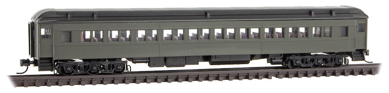 Micro-Trains 14500001 N Undecorated 78' Heavyweight Paired Window Coach