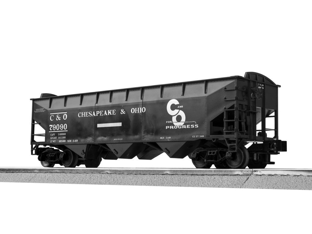 Lionel 3-16080 Chesapeake & Ohio 3-Bay Offset Hoppers #1 (Pack of 6)