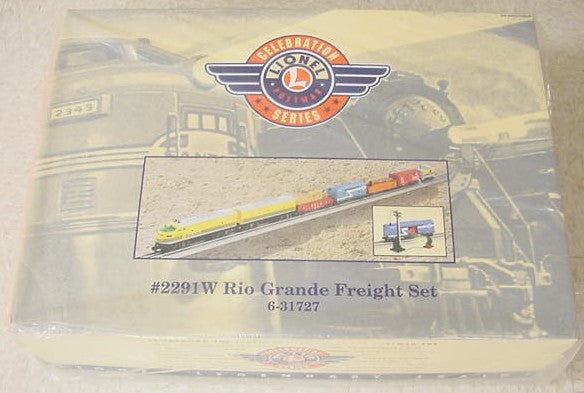 Lionel 6-31727 PWC #2291W D&RGW F3 O Gauge Diesel Freight Train Set