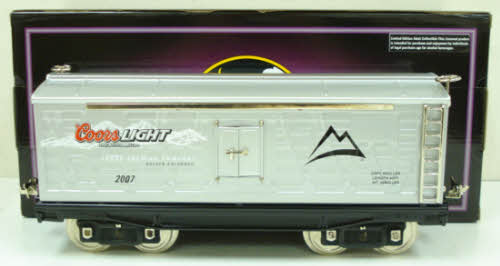 MTH 10-2182 Coors Light 200 Serie Standard Gauge Reefer