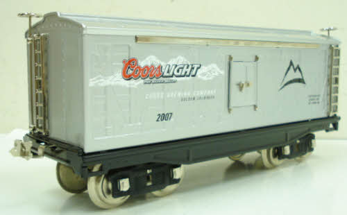 MTH 10-2182 Coors Light 200 Serie Standard Gauge Reefer