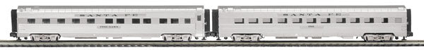 MTH 20-66115 O SF 70' Streamlined Sleeper/Diner Passenger Car Set (Set of 2)