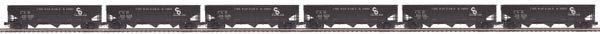 MTH 20-90395 O Chesapeake & Ohio 70-Ton 3-Bay Hopper Car Set (Set of 6)