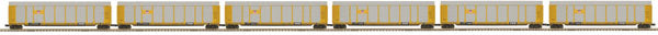 MTH 20-90393 O Union Pacific Corrugated Auto Carrier Set (Set of 6)