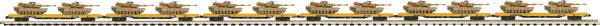 MTH 20-90402 O TTX 60' Flat Car Set with M1a Tank Loads (Set of 6)