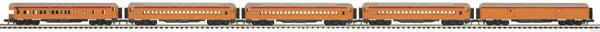 MTH 20-4089 O Milwaukee Road 70' Madison Passenger Car Set (Set of 5)
