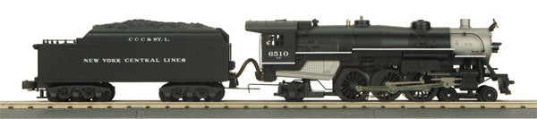 MTH 30-1474-1 New York Central 4-6-2 Pacific Steam Engine w/PS2 #6510