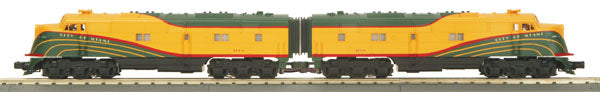 MTH 30-2833-1 Illinois Central E-6 AA Diesel Engine Set w/PS2 #4000/4003