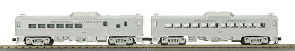 MTH 30-2842-1 O Reading RailKing RDC Budd Car Set w/PS2 (Set of 2)