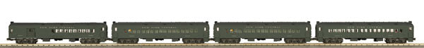 MTH 30-2846-1 O New York Central MU Passenger Car Set w/PS2 (Set of 4)