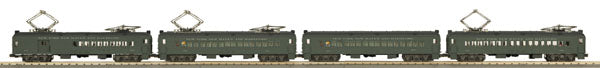 MTH 30-2847-1 NY, NH & Hartford MU O Gauge Electric Passenger Train Set w/PS 2.0