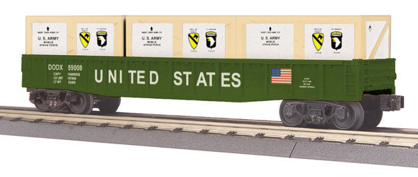 MTH 30-72014 U.S.Army Gondola w/Crates