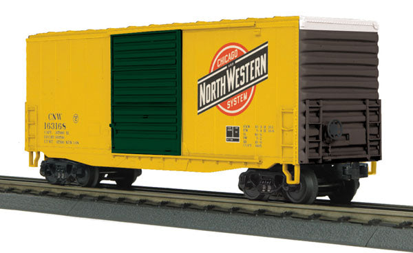 MTH 30-74478 O Gauge Chicago Northwestern 40’ High Cube Box Car #163168