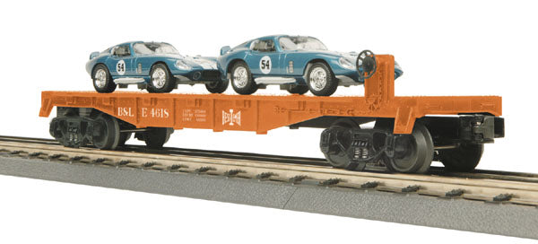 MTH 30-76288 O Bessemer & Lake Erie Flat Car with 2 ‘65 Shely Cobras