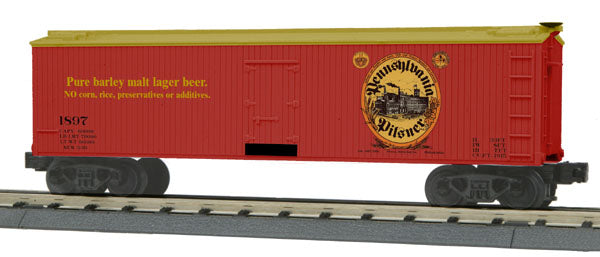 MTH 30-78065 O Gauge Pennsylvania Pilsner Reefer Car #1897