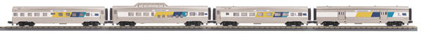 MTH 30-67406 O Ontario Northland 60’ Streamlined ABS Passenger Set (Set of 4)