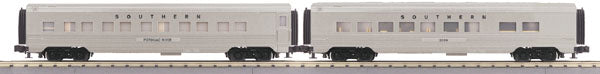 MTH 30-67411 Southern 2-Car 60’ Streamlined ABS Sleeper/Diner