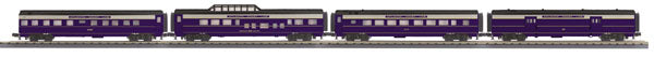 MTH 30-67430 O Atlantic Coast Line 60’ Streamlined Passenger Car Set (Set of 4)
