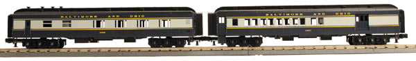 MTH 30-69059 O Baltimore & Ohio 60’ Madison Combo/Diner Set (Set of 2)